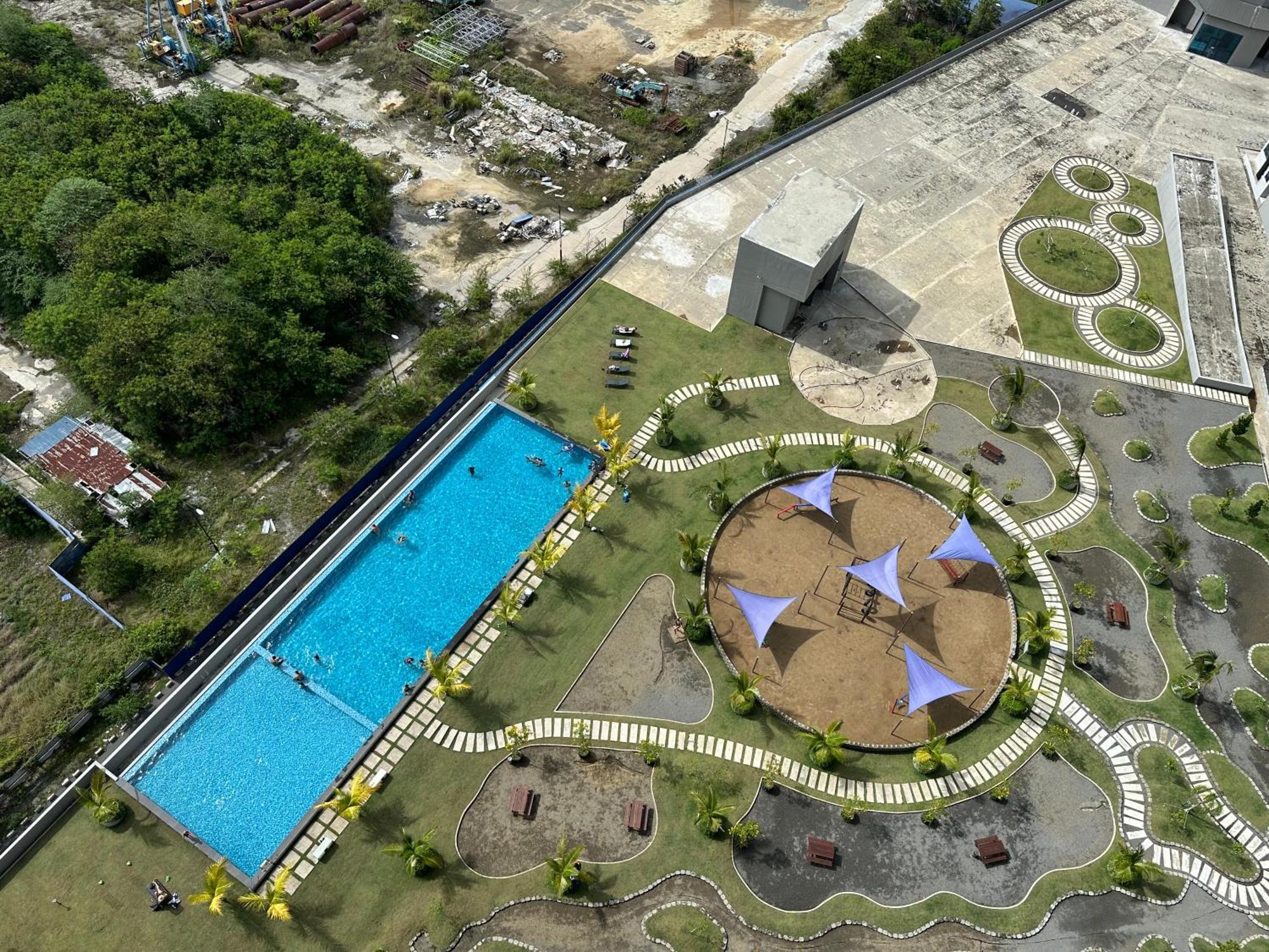 L Homestay Jesseltonquay Jq Kk City亚庇市区中心民宿2房1厕 Kota Kinabalu Bagian luar foto