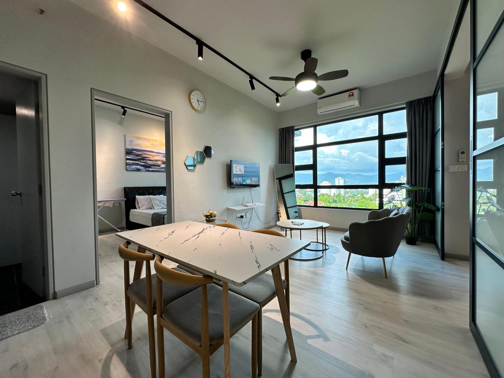 L Homestay Jesseltonquay Jq Kk City亚庇市区中心民宿2房1厕 Kota Kinabalu Bagian luar foto