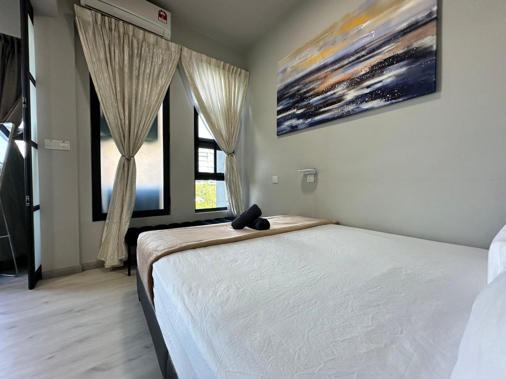L Homestay Jesseltonquay Jq Kk City亚庇市区中心民宿2房1厕 Kota Kinabalu Bagian luar foto