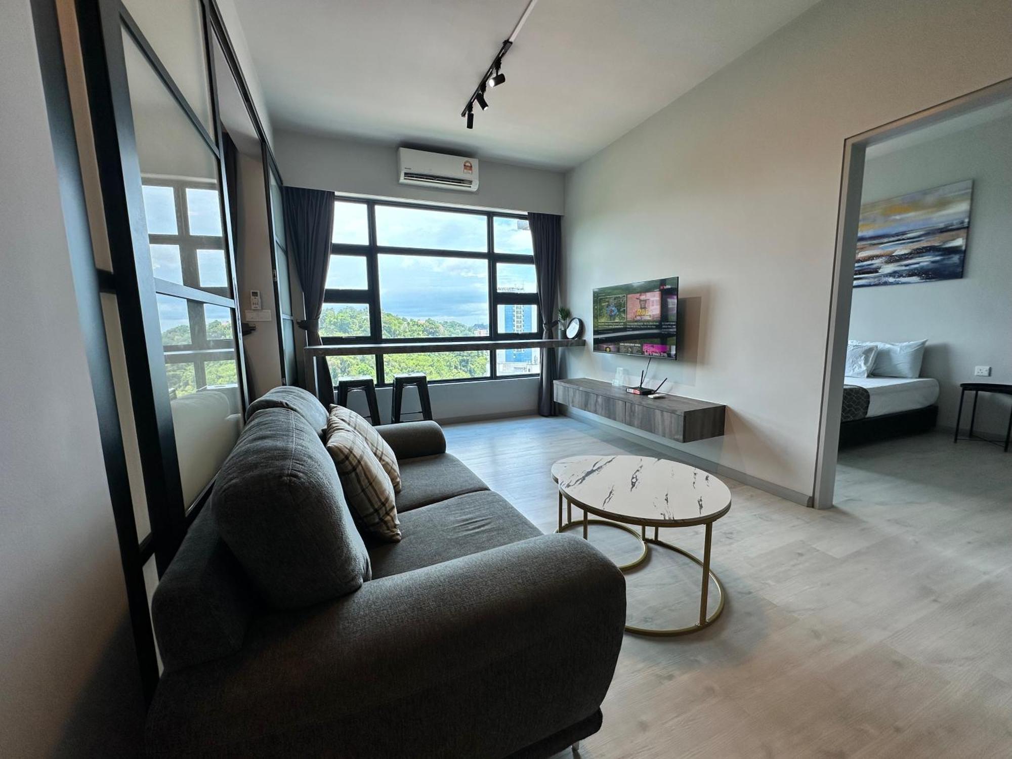 L Homestay Jesseltonquay Jq Kk City亚庇市区中心民宿2房1厕 Kota Kinabalu Bagian luar foto