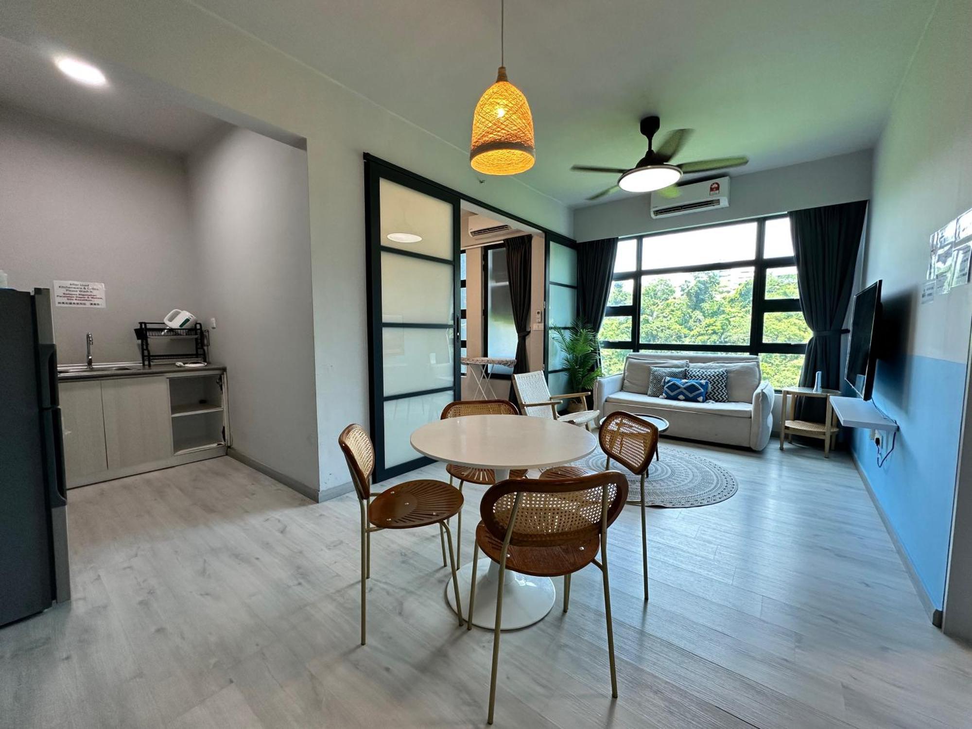 L Homestay Jesseltonquay Jq Kk City亚庇市区中心民宿2房1厕 Kota Kinabalu Bagian luar foto