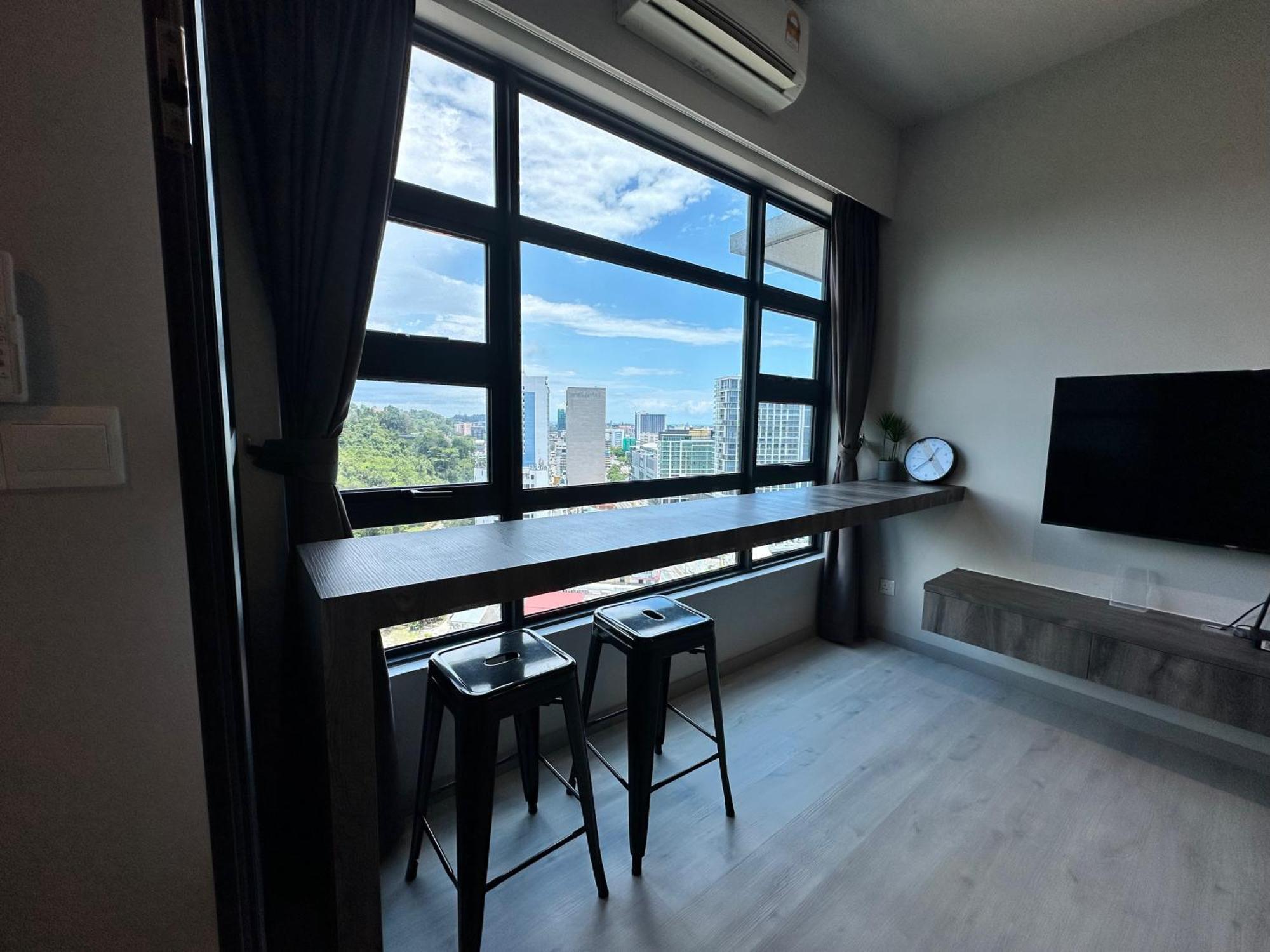 L Homestay Jesseltonquay Jq Kk City亚庇市区中心民宿2房1厕 Kota Kinabalu Bagian luar foto