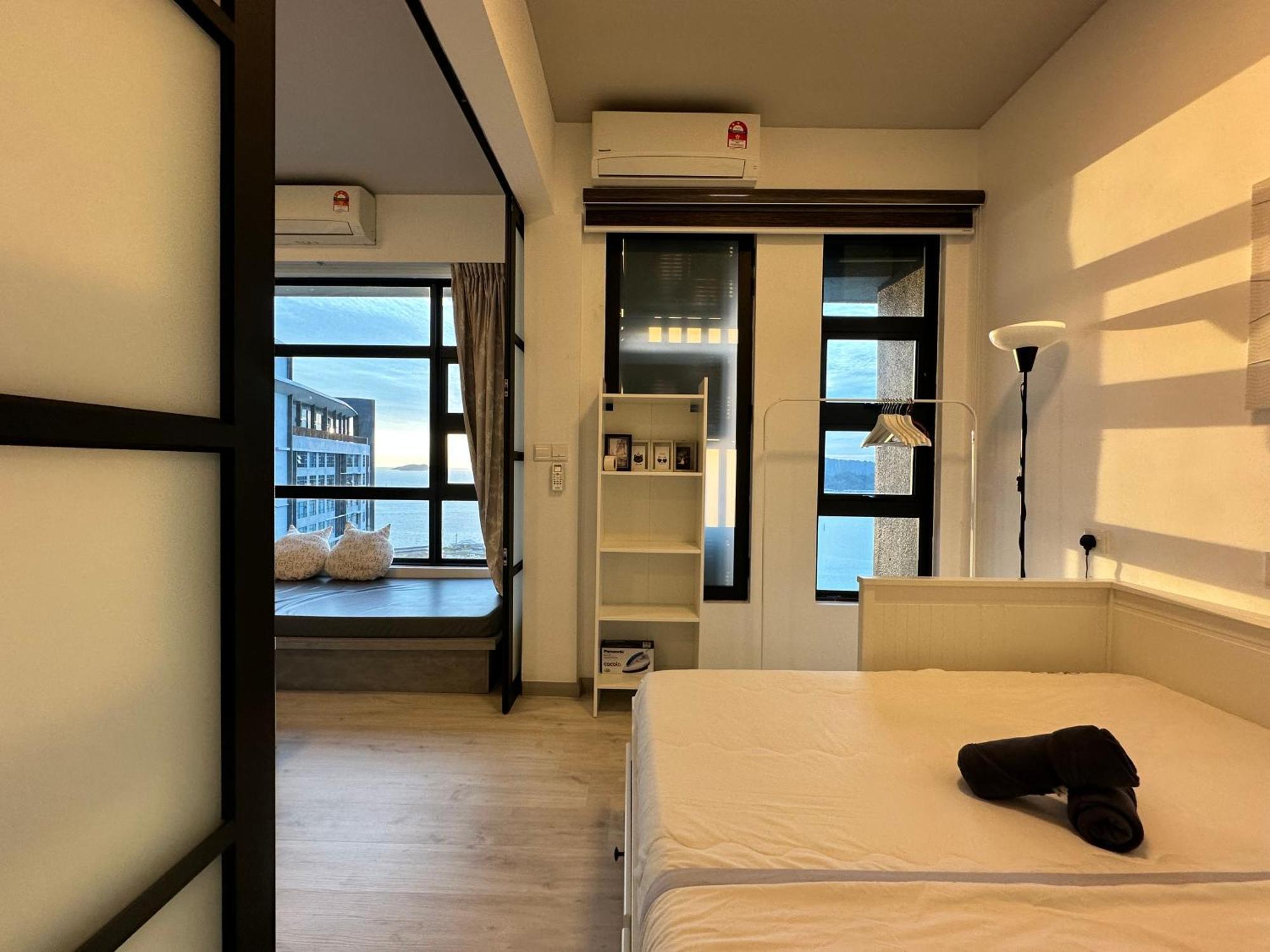 L Homestay Jesseltonquay Jq Kk City亚庇市区中心民宿2房1厕 Kota Kinabalu Bagian luar foto