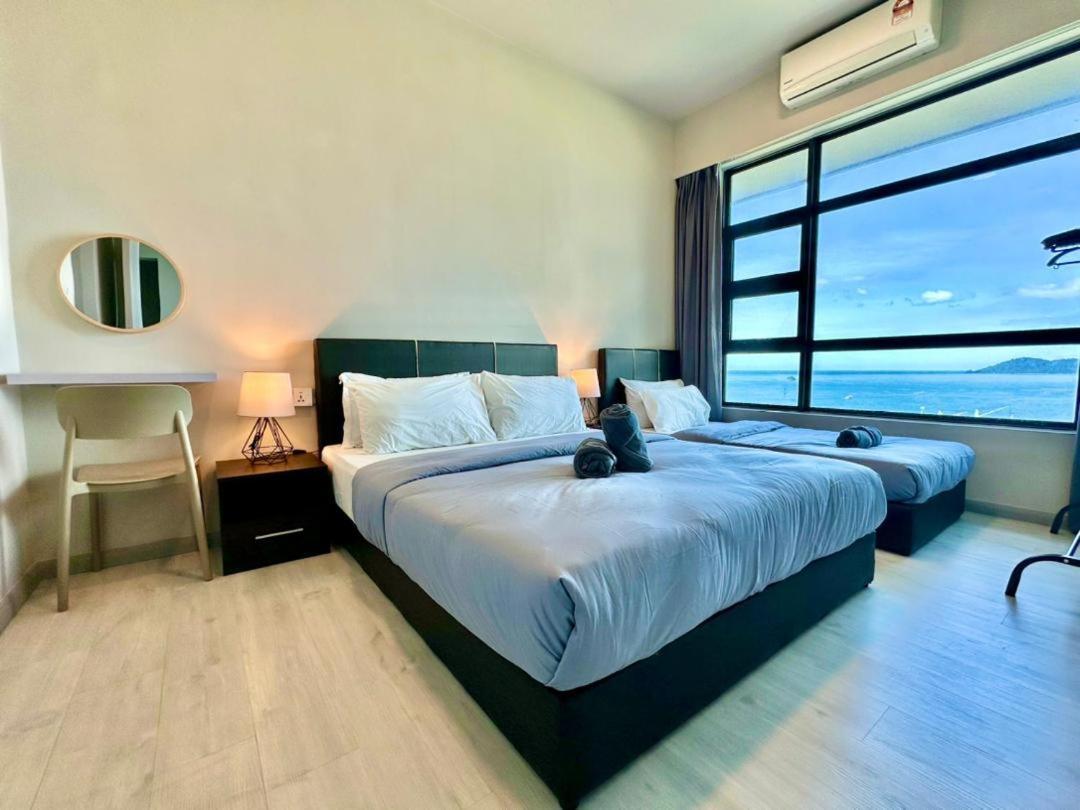 L Homestay Jesseltonquay Jq Kk City亚庇市区中心民宿2房1厕 Kota Kinabalu Bagian luar foto