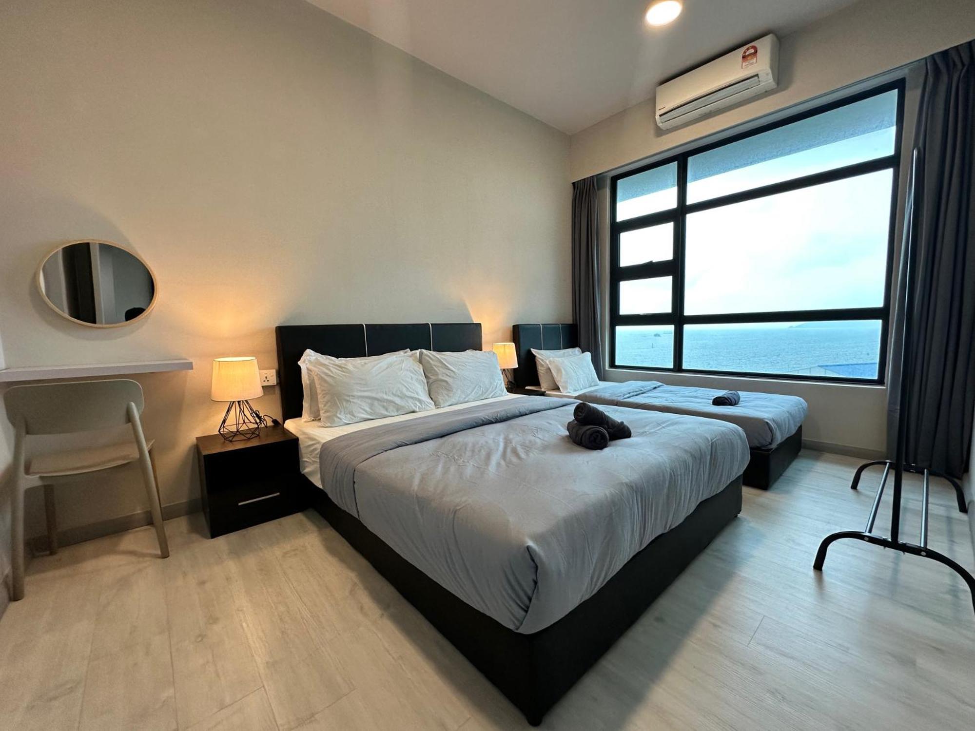 L Homestay Jesseltonquay Jq Kk City亚庇市区中心民宿2房1厕 Kota Kinabalu Bagian luar foto